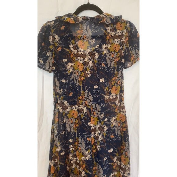 Ruffled Floral Dress- Size Medium - Picture 6 of 8